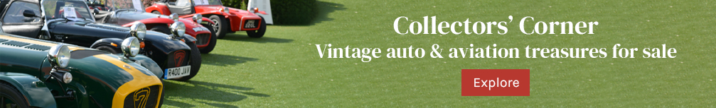 Collectors' Corner - Vintage auto & aviation treasures for sale